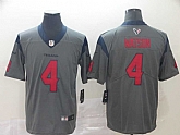 Nike Texans 4 Deshaun Watson Gray Inverted Legend Limited Jersey,baseball caps,new era cap wholesale,wholesale hats